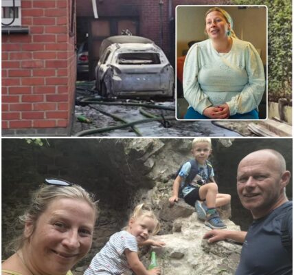 “Als ze hier nu doodgaan, dan blijf ik erbij”: Stephanie (37) kroop in brandende auto om haar kindjes (1 en 3) te redden