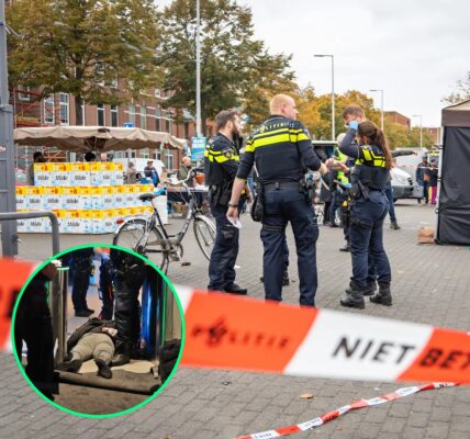 Man neergestoken met slagersmes op Afrikaandermarkt in Rotterdam – Verdachte gearresteerd en gruwelijke bekentenis afgelegd 👇