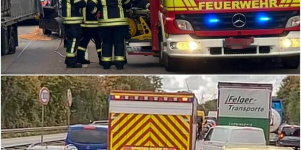 Chaos auf der A61! Feuerwehr kracht bei Rettungseinsatz – fehlende Rettungsgasse kostet wertvolle Minuten!