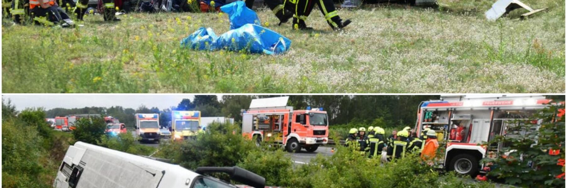 Horror-Unfall auf der A2: Reisebus kollidiert heftig – 18 Verletzte, dramatische Szenen! Alle Details zur Rettungsaktion weiter unten