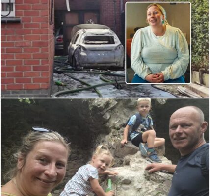 “Als ze hier nu doodgaan, dan blijf ik erbij”: Stephanie (37) kroop in brandende auto om haar kindjes (1 en 3) te redden