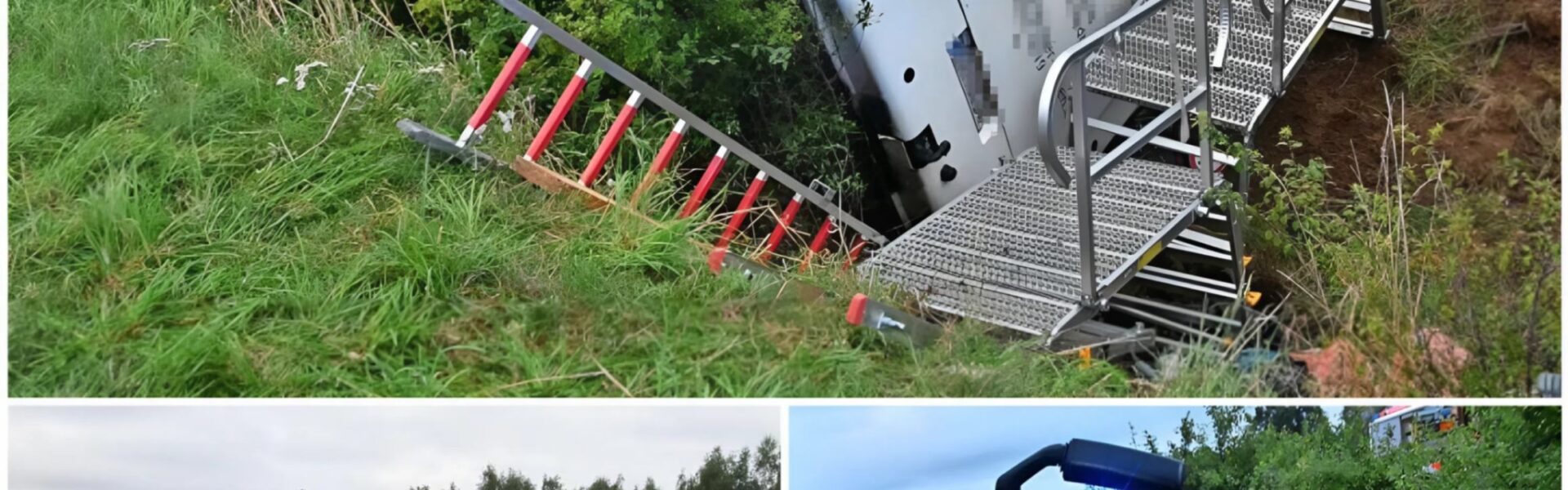 Schwerer Busunfall auf der A2 – 18 Verletzte bei Peine