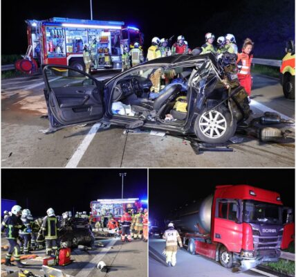 Drama auf der Autobahn bei Dresden! Ein Mann stirbt, ein Kind wird schwer verletzt – Horror-Crash schockt Zeugen! Ganze Geschichte.