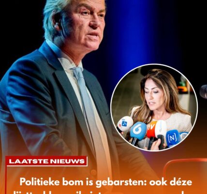 “Hij liep weg toen het moeilijk werd” – Wat Dilan Yesilgöz écht onthult over haar breuk met Geert Wilders