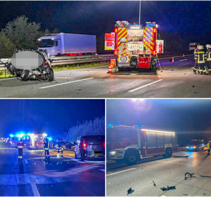 Verhängnisvolle Kollision auf der A1: Junger Mann stirbt – Rettungskräfte beschreiben Bild der Zerstörung