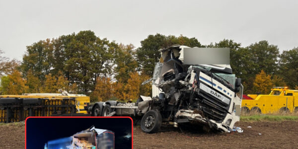 Titel: Trummerfeld auf der A4: 26 Tonnen Pakete verteilen sich nach Lkw-Kollision Richtung Dresden