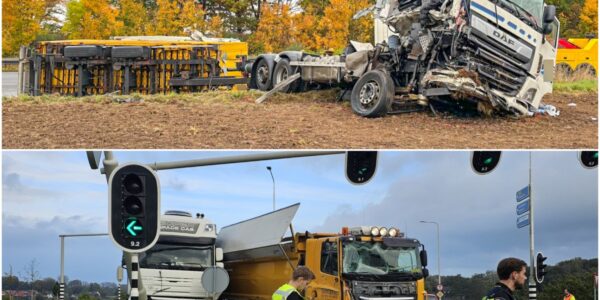 CHAOS auf der A4: 26 Tonnen Pakete verstreut nach Lkw-Crash – Autobahn gleicht Trümmerfeld, Fahrer verletzt, massiver Sachschaden! ⚠️