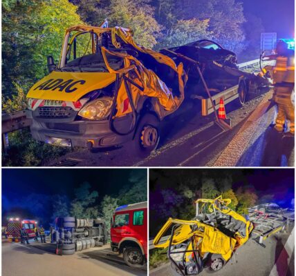 Tragischer Lkw-Unfall auf der B9 bei Bellheim – „Ein Wunder, dass niemand ums Leben kam“