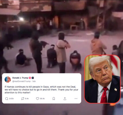 Schokkende uitspraak van Trump: dreigt met inval en dodelijk optreden in Gaza