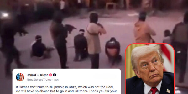 Schokkende uitspraak van Trump: dreigt met inval en dodelijk optreden in Gaza