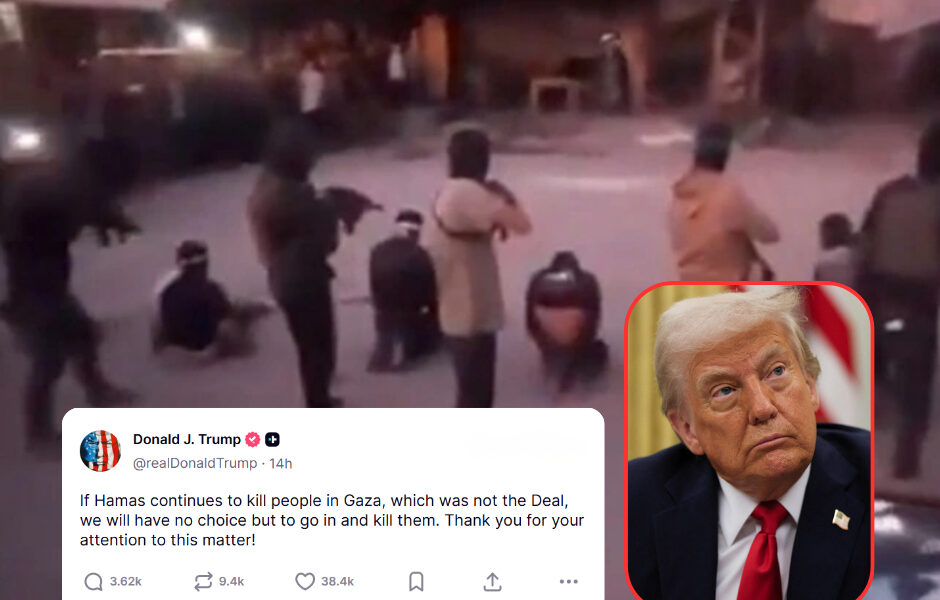 Schokkende uitspraak van Trump: dreigt met inval en dodelijk optreden in Gaza