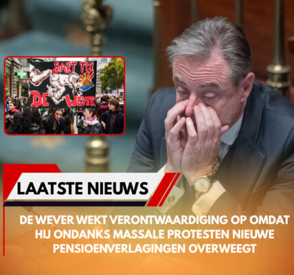 De Wever wekt verontwaardiging op omdat hij ondanks massale protesten nieuwe pensioenverlagingen overweegt