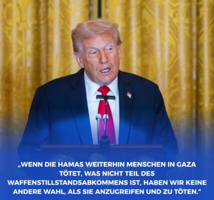 Trump droht Hamas mit Gewalt – USA könnten indirekt eingreifen