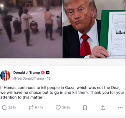 Wereld geschokt door waarschuwing van Trump: Een bloedige waarschuwing aan Hamas?👇