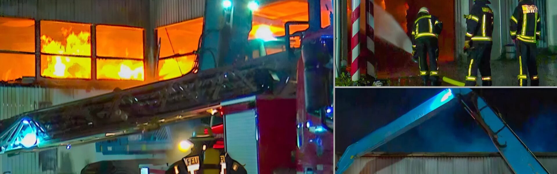 Feuer-Inferno in der Nacht: 200 Tonnen Altpapier in Flammen – ganz Hambühren im giftigen Rauch, Ursache gibt Rätsel auf! 👇