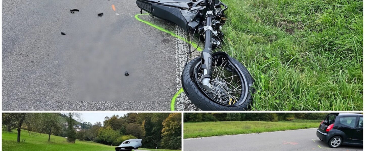 Tragischer Unfall bei Östringen: 16-Jähriger stirbt nach Frontalzusammenstoß