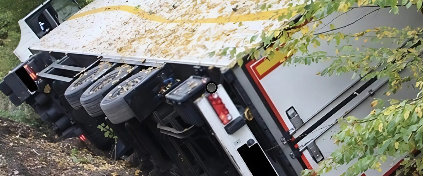 Siebenjähriges Kind leicht verletzt nach mysteriösem Sattelzug-Unfall auf der B239 – unerwartete Entwicklungen führen zu langer Straßensperrung 👇