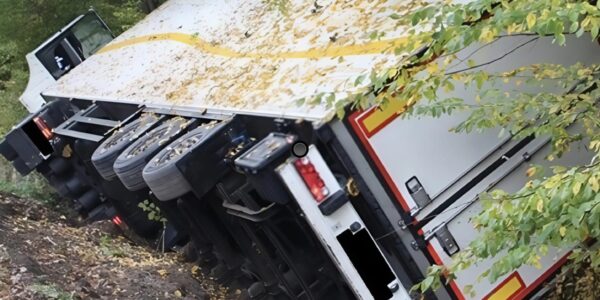 Siebenjähriges Kind leicht verletzt nach mysteriösem Sattelzug-Unfall auf der B239 – unerwartete Entwicklungen führen zu langer Straßensperrung 👇