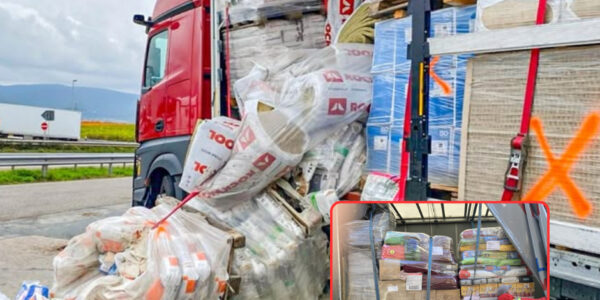 Lebensgefahr auf der A65 – 40-Tonner verliert fast Kontrolle wegen verrutschter Ladung: Polizei verhindert schweres Ungluck