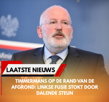 Timmermans op de rand van de afgrond: linkse fusie stokt door dalende steun