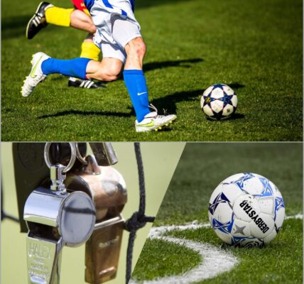 16 jaar oud, zijn eerste wedstrijd als scheidsrechter... en de schok die niemand op het zaalvoetbalveld van Geldrop zag aankomen 👇