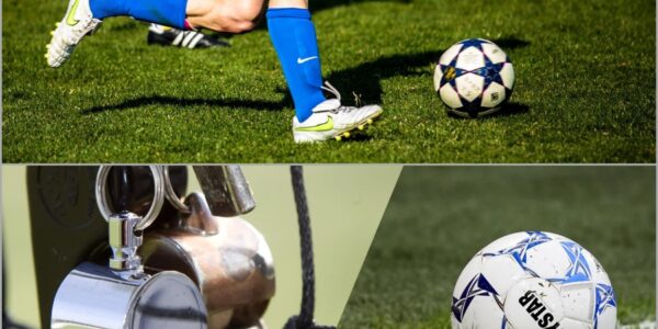 16 jaar oud, zijn eerste wedstrijd als scheidsrechter... en de schok die niemand op het zaalvoetbalveld van Geldrop zag aankomen 👇