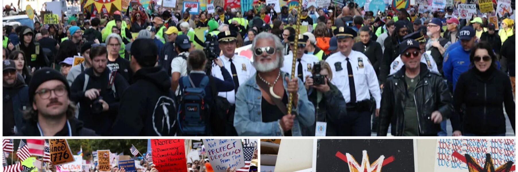 Landesweite „No Kings“-Massendemos – Millionen wollen gegen Trump auf die Straße gehen