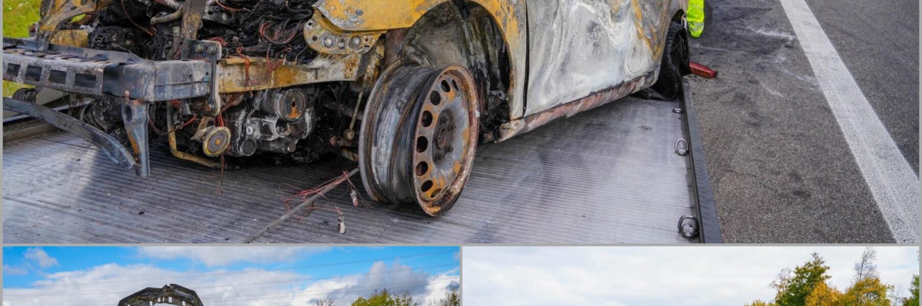 Auto brennt auf der A6 bei Heilbronn: Familie kann sich retten, Verkehr staut sich über Kilometer 👇