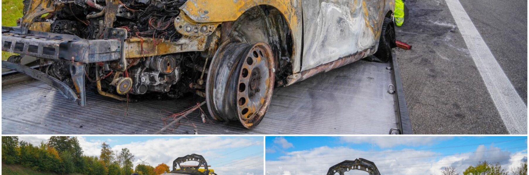 🚨Knappe Flucht auf der A6! Familie entkommt nur Sekunden vor dem Inferno – VW steht plötzlich in Flammen! Was dahinter steckt, schockiert alle