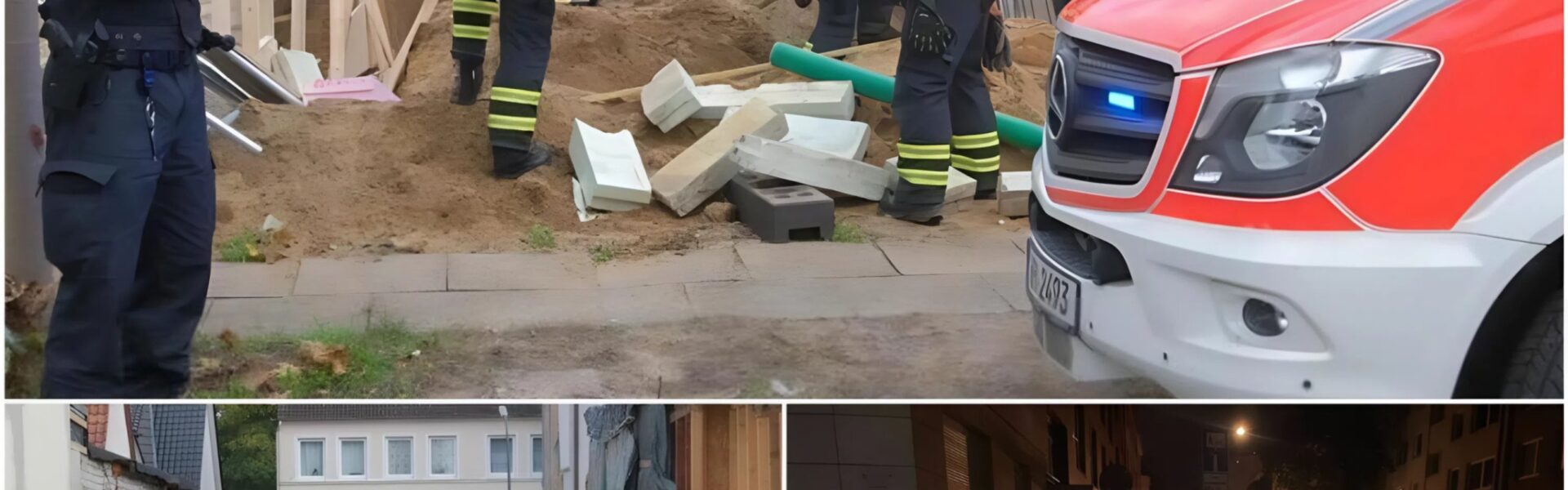 Tödlicher Arbeitsunfall in Hamburg-Wandsbek: Bauarbeiter stürzt in Grube und stirbt