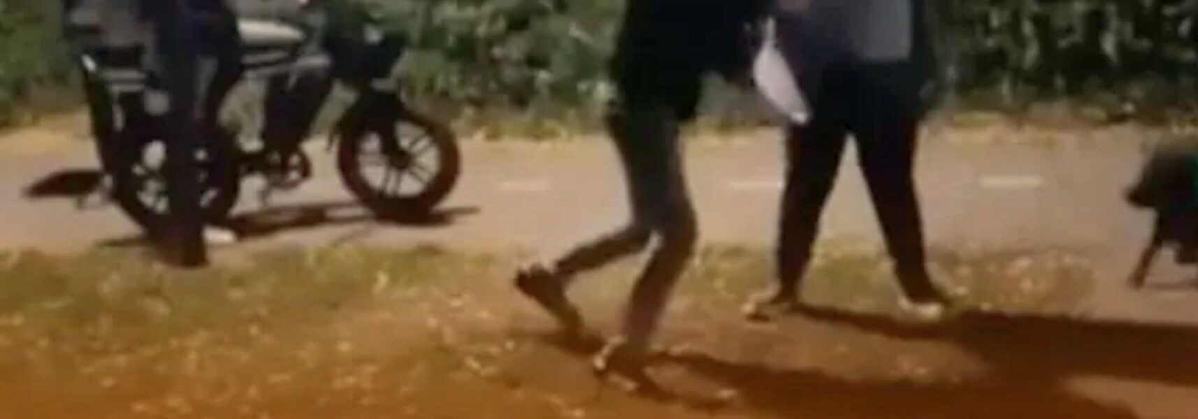 De politie is op zoek naar jongens op fatbikes die een oudere vrouw aanvielen toen zij haar hond uitliet, wat leidde tot verontwaardiging in de buurt.