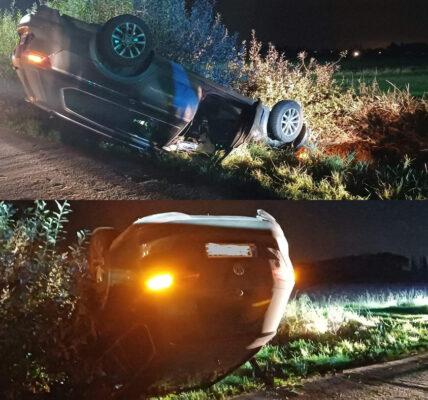 Brandweerman crasht in gracht na interventie: collega’s moeten eigen makker bevrijden in Leke