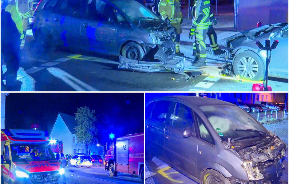 Wilde Verfolgungsjagd durch Barnim: Flucht mit gestohlenen Kennzeichen endet in schwerem Frontalcrash