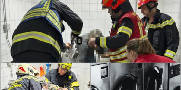 Horrible mit einem Teenager: 13-jähriges Mädchen in Trockner eingeklemmt, Rettungskräfte müssen spezielles Gerät einsetzen 👇