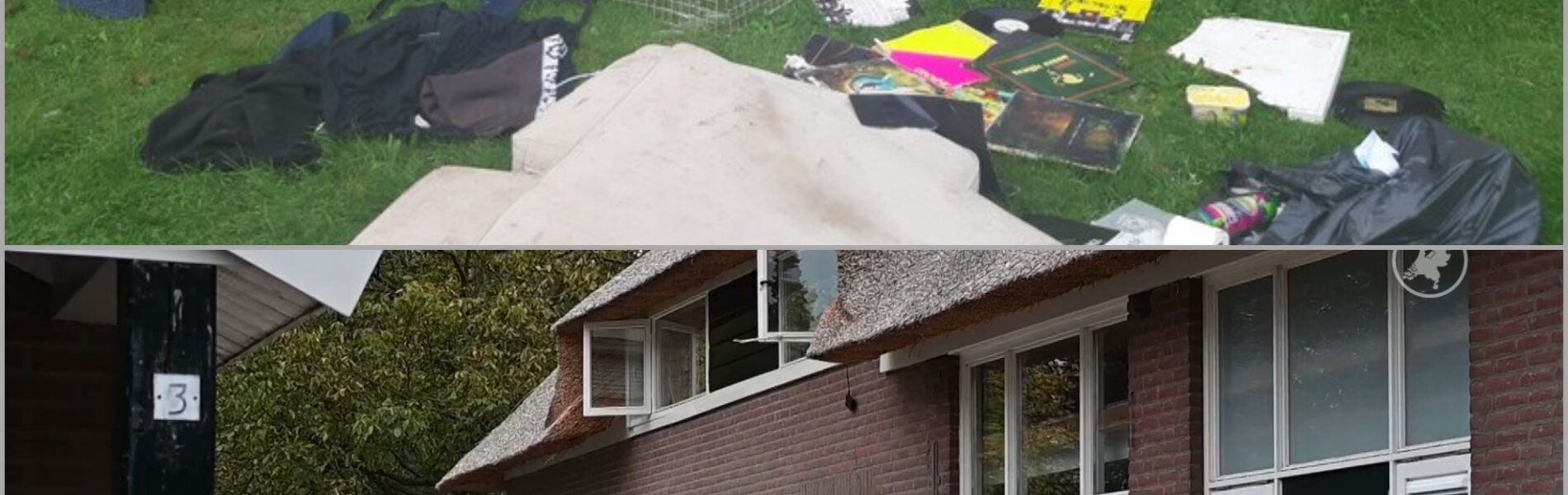 Horrible in Haaren: Man verliest controle en vernielt zijn huis, meubels vliegen naar buiten 👇