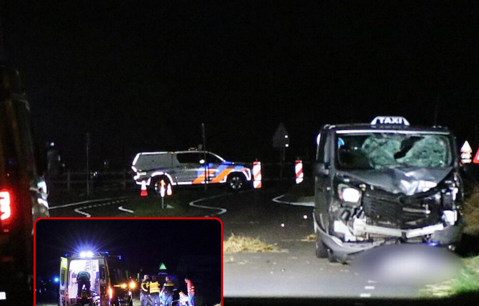 Fietser (50) uit België komt om het leven bij ernstig ongeval met taxibusje op Texel 's nachts