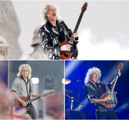 Publiek in Stuttgart uit z’n dak: Queen-legende Brian May verrast iedereen met spectaculaire verschijning bij première van We Will Rock You