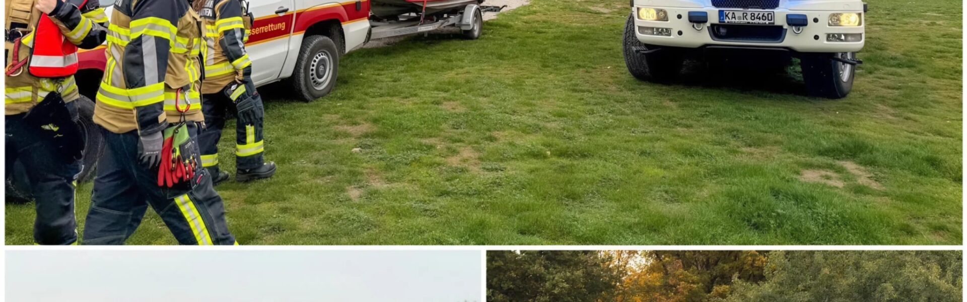 Kurioser Einsatz am Epplesee: Als ein harmloses Bad für einen Großeinsatz sorgte