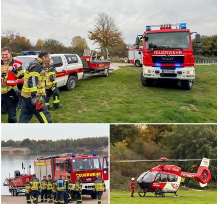 Kurioser Einsatz am Epplesee: Als ein harmloses Bad für einen Großeinsatz sorgte