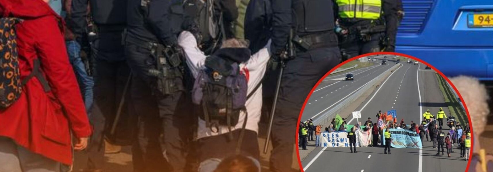 Slimme zet van politie: Extinction Rebellion dacht de Afsluitdijk te blokkeren — maar werd zelf om de tuin geleid