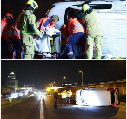 A12 dicht na ongeval, traumaheli landt op snelweg