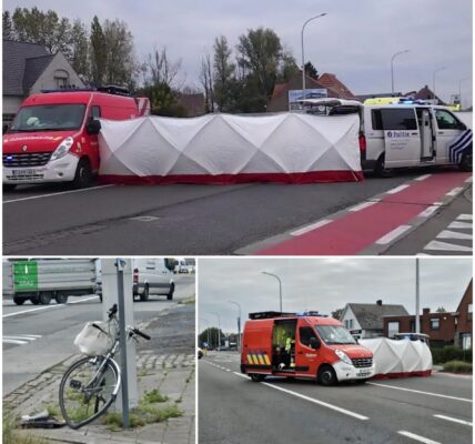 Vrouw (80) wil drukke weg oversteken met fiets aan de hand maar wordt gegrepen door auto: slachtoffer overleden