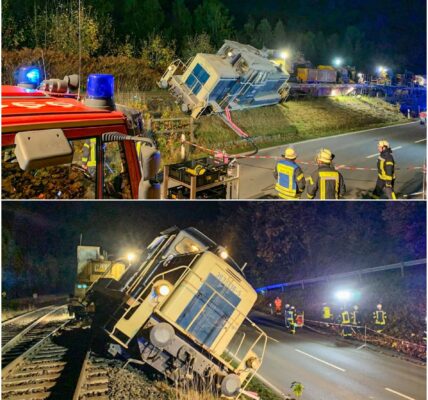 Zug droht auf Straße zu stürzen: Schräglage nach Haltesignal-Fehler sorgt für dramatischen Einsatz in Brilon Wald!