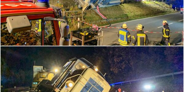 Zug droht auf Straße zu stürzen: Schräglage nach Haltesignal-Fehler sorgt für dramatischen Einsatz in Brilon Wald!