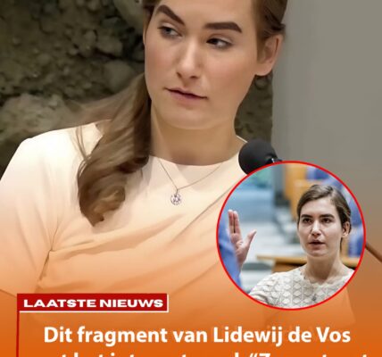 Lidewij de Vos zet zichzelf in één dag op de kaart met boodschap die inslaat als een bom