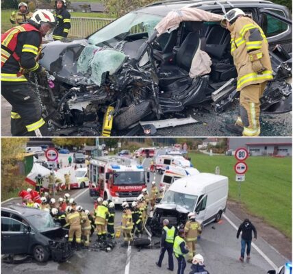 Drei Notärzte nach Frontalkollision im Einsatz