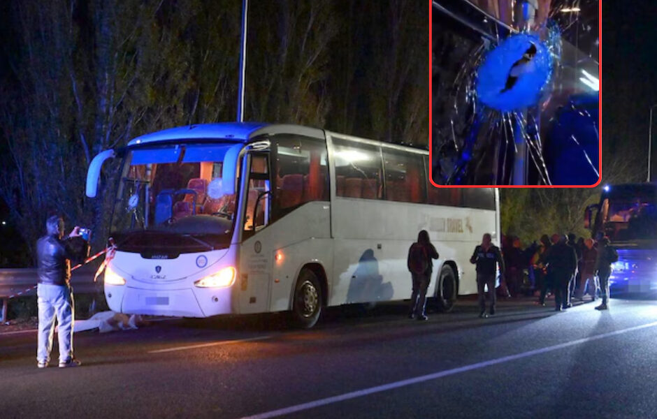 Tragödie nach Basketballspiel in Italien: Busfahrer stirbt, nachdem Hooligans Mannschaftsbus mit Steinen bewarfen