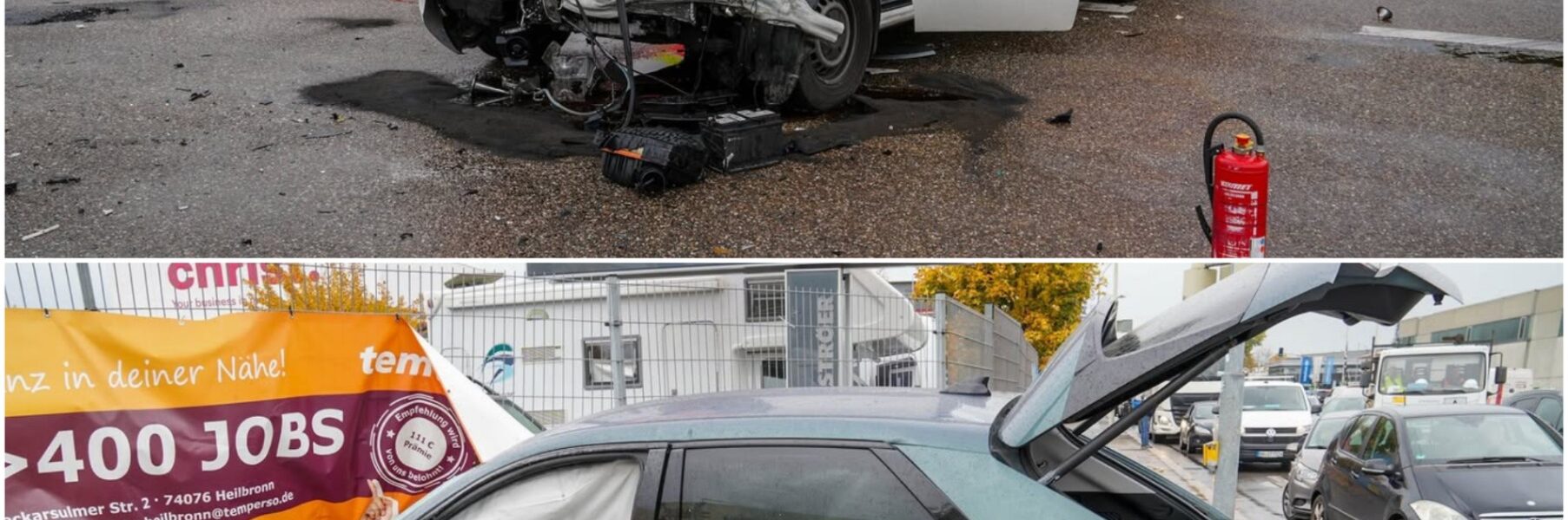 🚨 Drama in Heilbronn: Rettungswagen kracht bei Einsatzfahrt in Auto – funf Verletzte, Chaos an Kreuzung! 😱