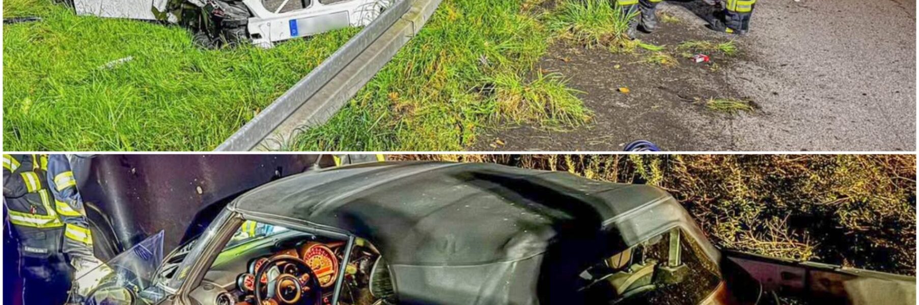 Rasantes Überholmanöver endet blutig: Drei Verletzte bei spektakulärem Unfall auf A995 bei Unterhaching! 💥😱