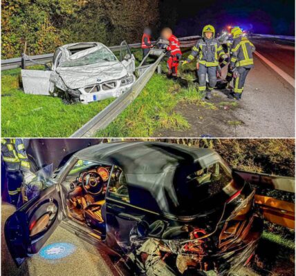 Rasantes Überholmanöver endet blutig: Drei Verletzte bei spektakulärem Unfall auf A995 bei Unterhaching! 💥😱
